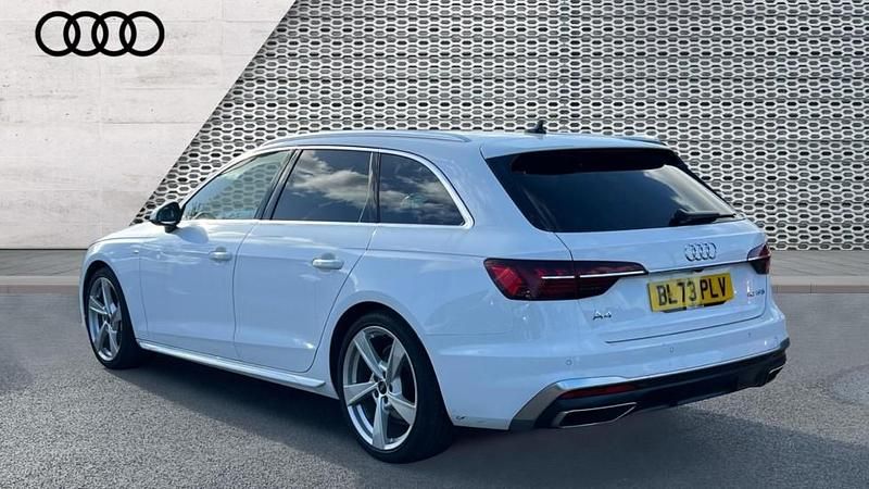 Begagnad Audi A4 S-Line 204 HK (150 kW) 2024 Vit Kombi