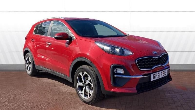 Used Kia Sportage 177 HP (130 kW) 2021 Red SUV