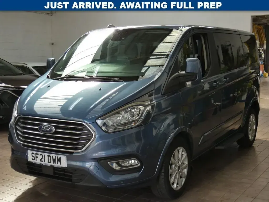 Used Ford Tourneo Custom Titanium 2021 Blue Van