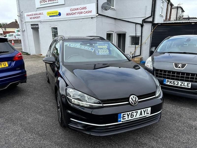 Black Used 2017 VW Golf VII SE Estate | £5,995 (Fair price) - Image 1/4