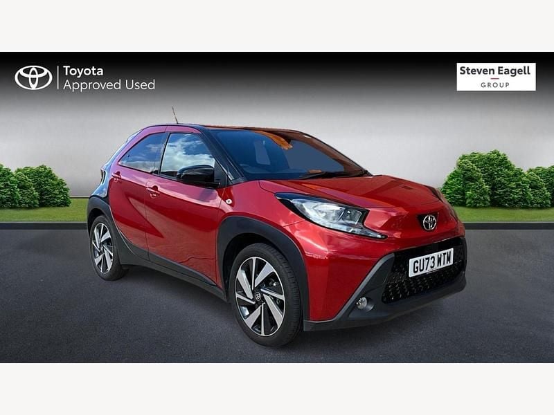 Red Used 2023 Toyota Aygo X SUV | £13,595 - Image 1/3