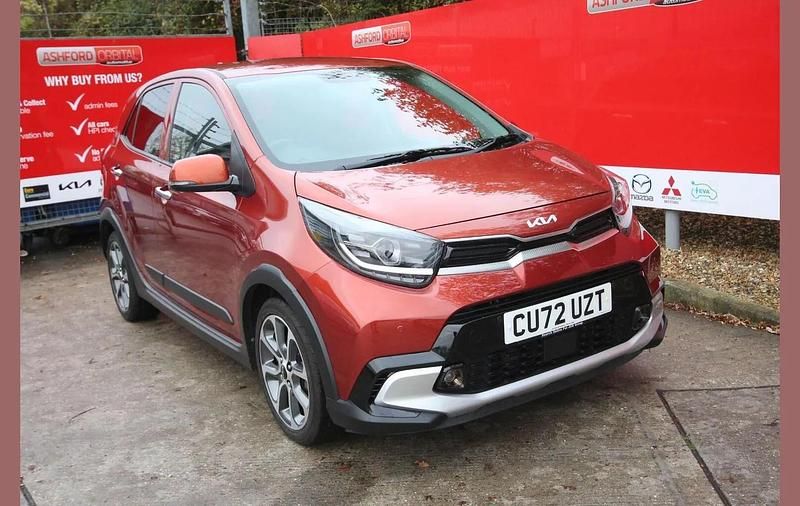 Orange Used 2022 Kia Picanto X-Line Hatchback | £14,390 (Fair price) - Image 1/3