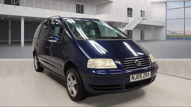 Blue Used 2005 VW Sharan SE MPV | £1,950 - Image 1/3