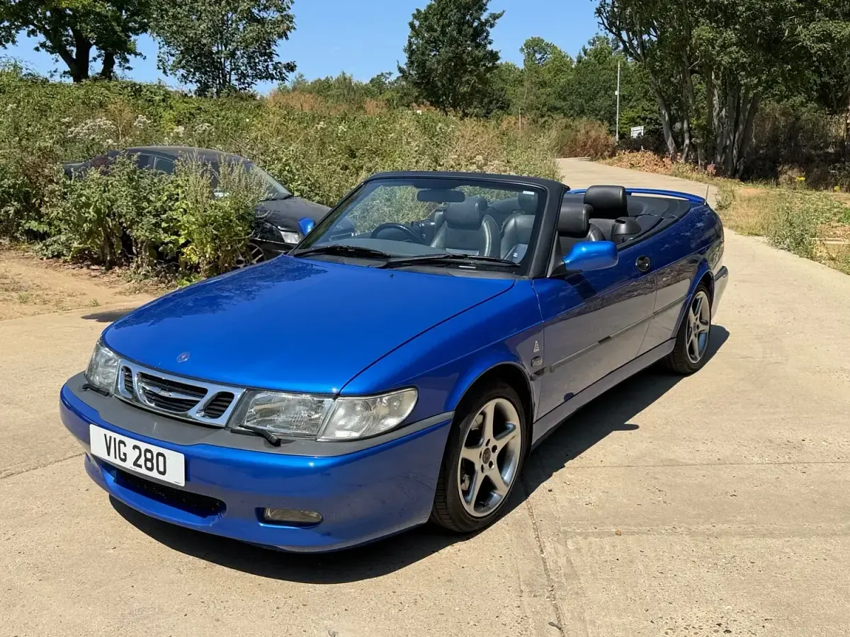 Used Saab 9-3 1999 Blue Cabriolet