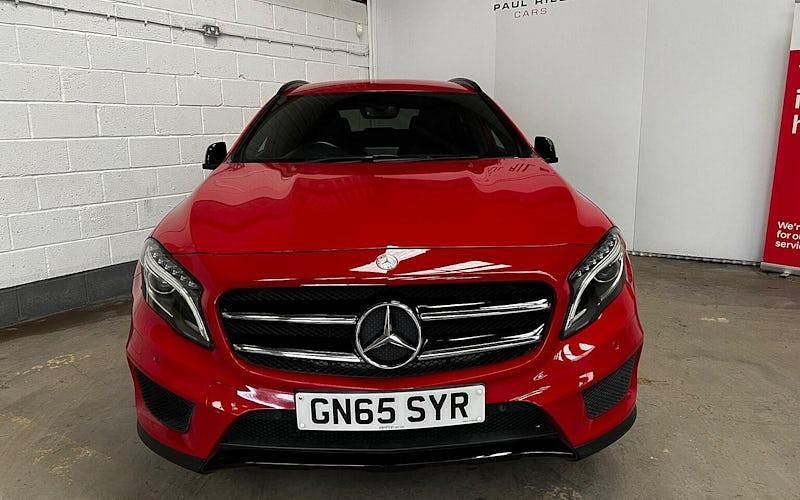 Used Mercedes GLA220 AMG line 170 HP (125 kW) 2015 Red SUV