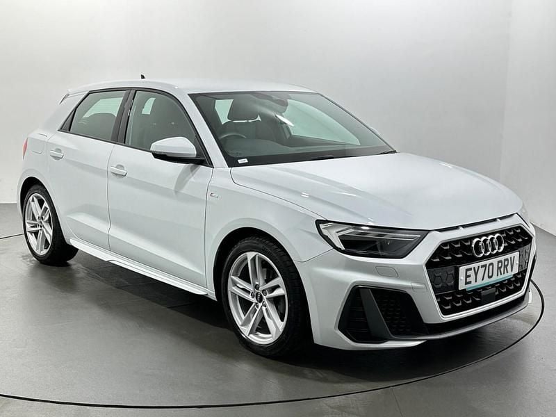 Used Audi A1 Sportback S-Line 110 HP (80 kW) 2020 White Hatchback