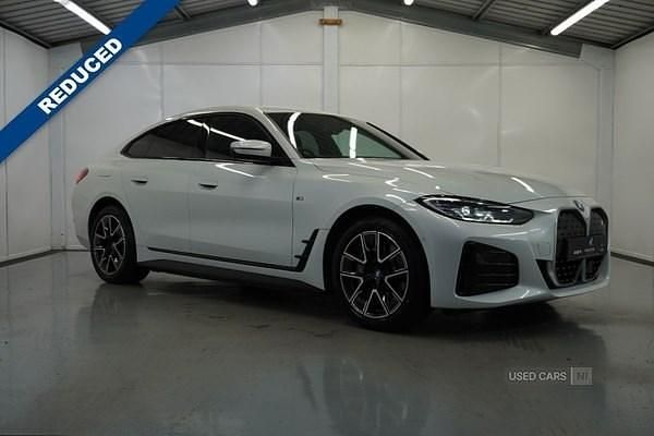 White Used 2022 BMW i4 M Sport Sedan | £27,495 (Fair price) - Image 1/4