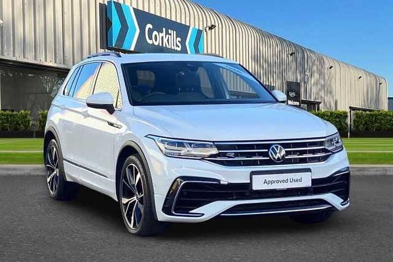 Used VW Tiguan R-line 150 HP (110 kW) 2022 Pure white SUV