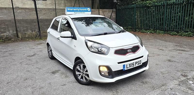 White Used 2015 Kia Picanto Hatchback | £3,495 (Good price) - Image 1/4