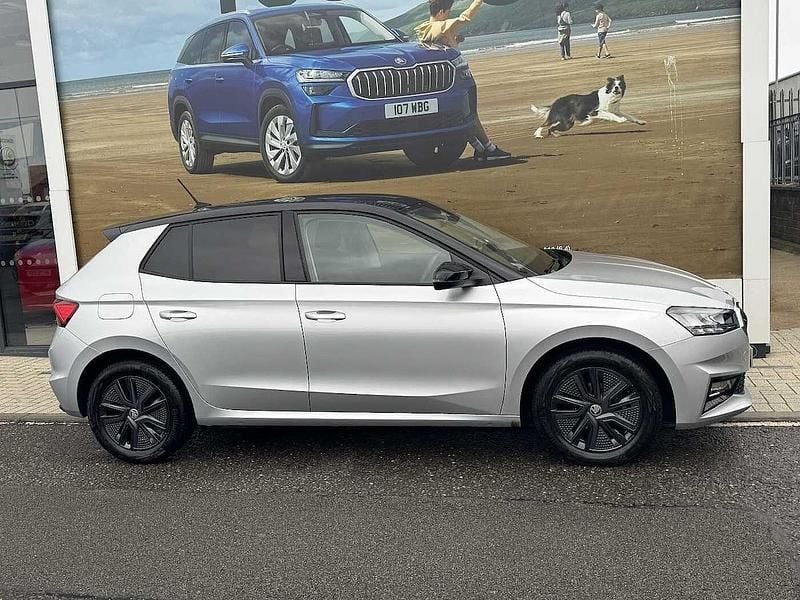 Used Skoda Fabia Colour Edition 79 HP (58 kW) 2024 Brilliant silver metallic black magic pearl effect Hatchback