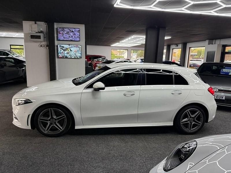 Used Mercedes A250 AMG line 2019 White Hatchback