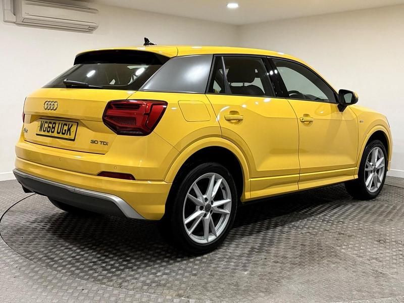 Used Audi Q2 S-Line 116 HP (85 kW) 2018 Yellow SUV