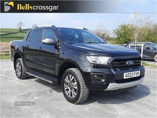 Black Used 2022 Ford Ranger Wildtrack Pickup | £19,695 (Good price) - Image 1/4