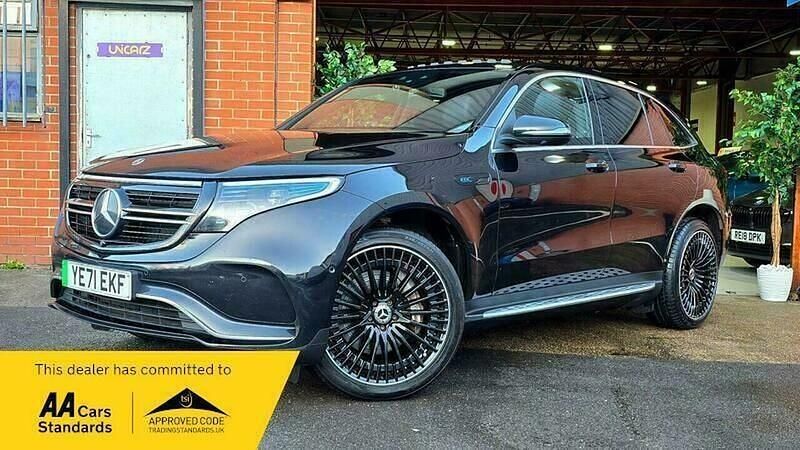 Used Mercedes EQC400 AMG line 300 kW (408 HP) 2022 Black SUV