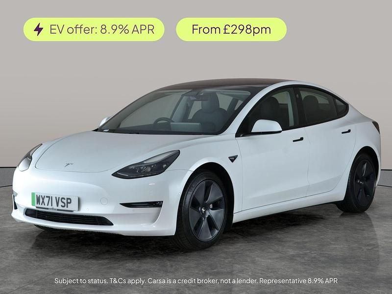 Used Tesla Model 3 Long Range AWD 366 kW (498 HP) 2021 White Sedan