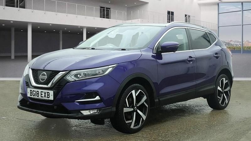Used Nissan Qashqai Tekna 2018 Ink blue pearl SUV