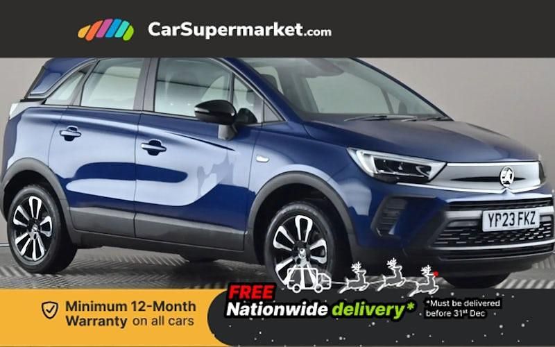 Blue Used 2023 Vauxhall Crossland Design Edition SUV | £12,397 (Fair price) - Image 1/4