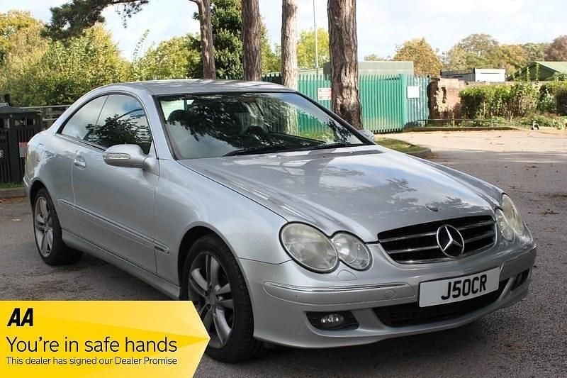 Silver Used 2009 Mercedes CLK220 Avantgarde Coupe | £1,995 (Fair price) - Image 1/4