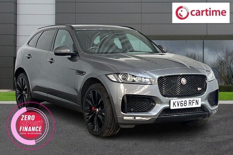 Grey Used 2018 Jaguar F-Pace S SUV | £19,499 (Fair price) - Image 1/4