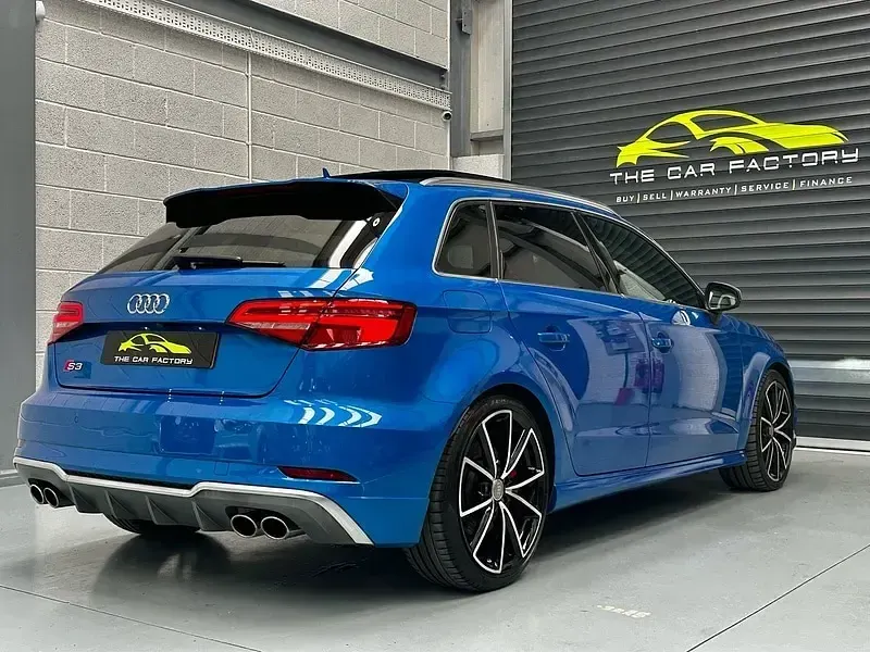 Used Audi S3 Sportback Advanced 2017 Blue Hatchback