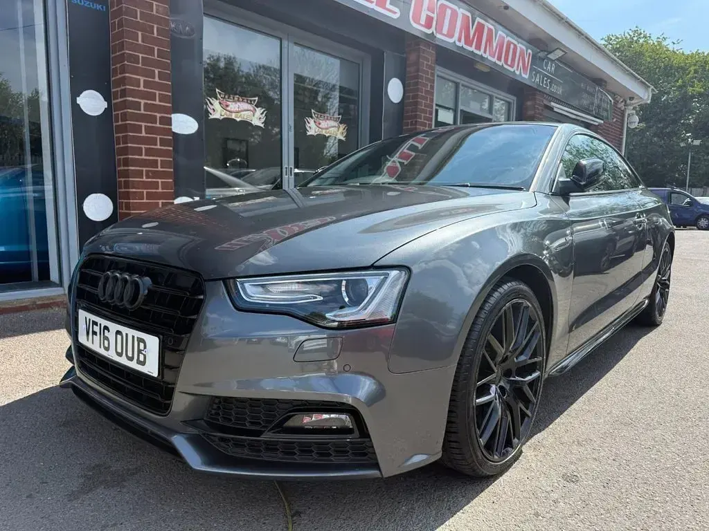 Used Audi A5 Black Edition 190 HP (139 kW) 2016 Grey Coupe