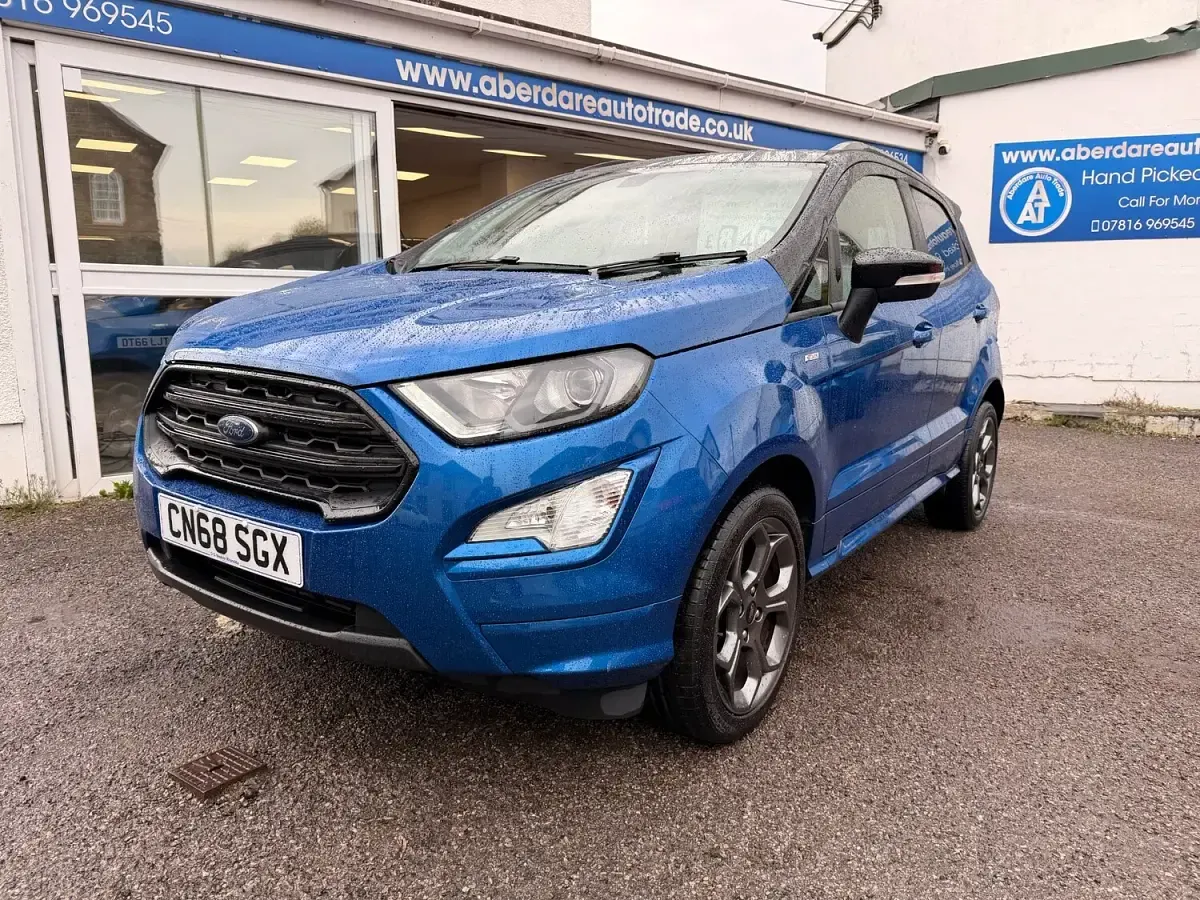 Used Ford Ecosport ST-Line 125 HP (91 kW) 2019 Blue SUV