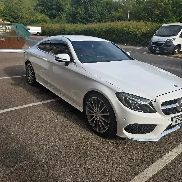 Used Mercedes C200 2016 White Coupe