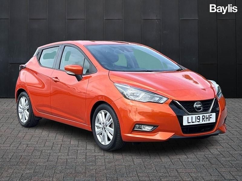 Orange Used 2019 Nissan Micra Acenta Hatchback | £12,184 (Fair price) - Image 1/3