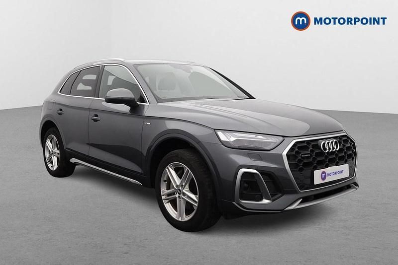Grey Used 2021 Audi Q5 S-Line SUV | £30,899 (Fair price) - Image 1/4