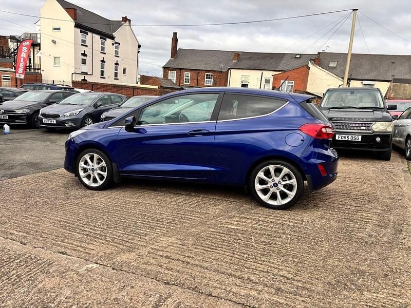 Used Ford Fiesta Titanium 2017 Blue Hatchback