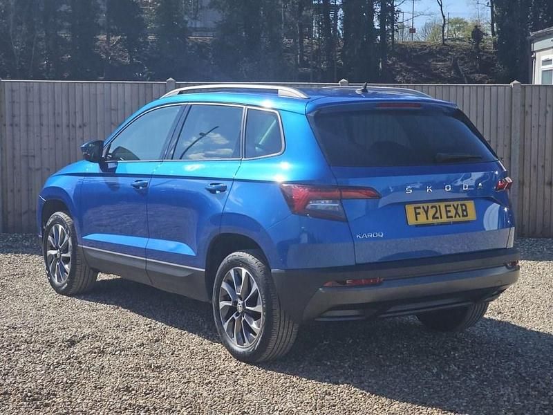 Used Skoda Karoq SE Drive 116 HP (85 kW) 2021 Blue SUV