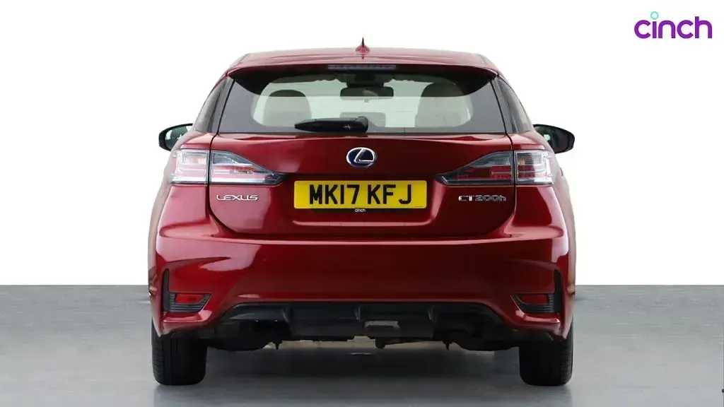 Used Lexus CT200h 2017 Red Hatchback