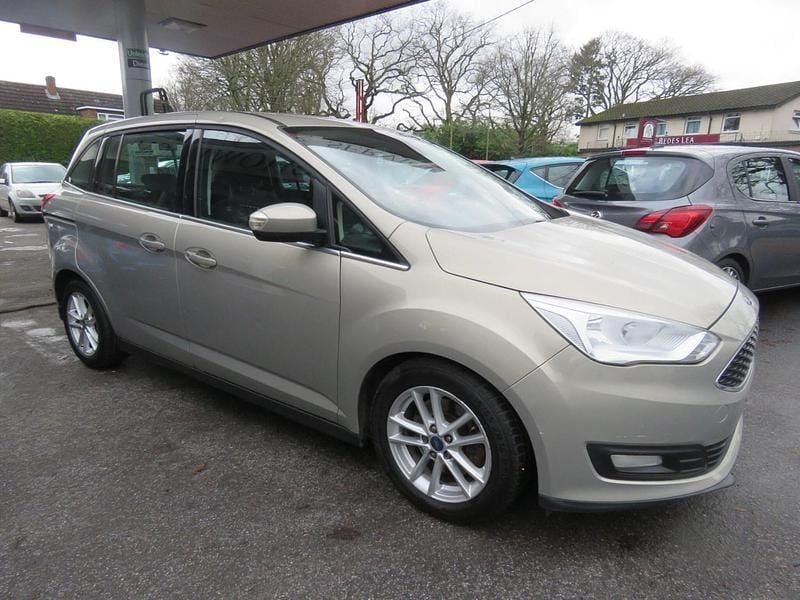 Used Ford Grand C-Max Zetec 125 HP (91 kW) 2015 Silver MPV