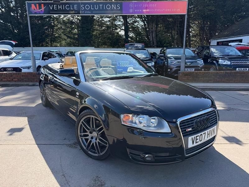 Used Audi A4 Cabriolet Sport 197 HP (144 kW) 2007 Black Cabriolet