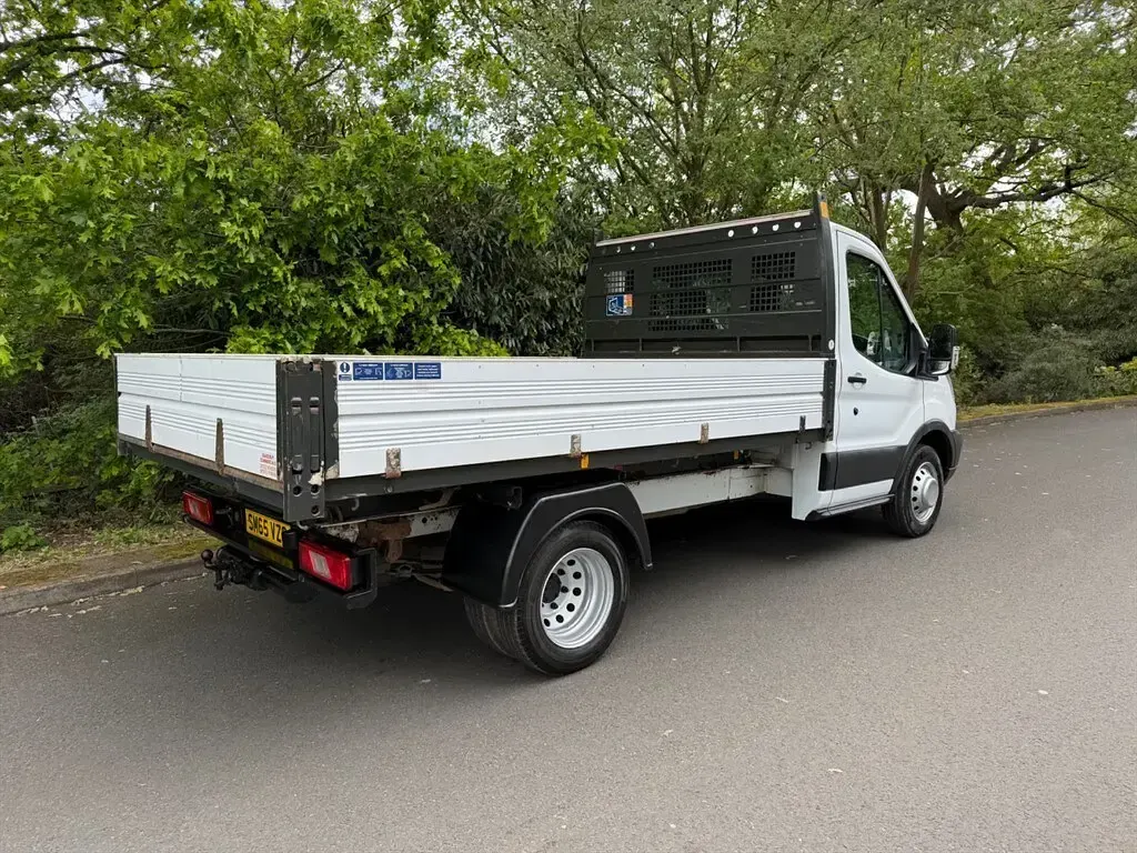 Used Ford Transit 100 HP (73 kW) 2015 White Cabriolet
