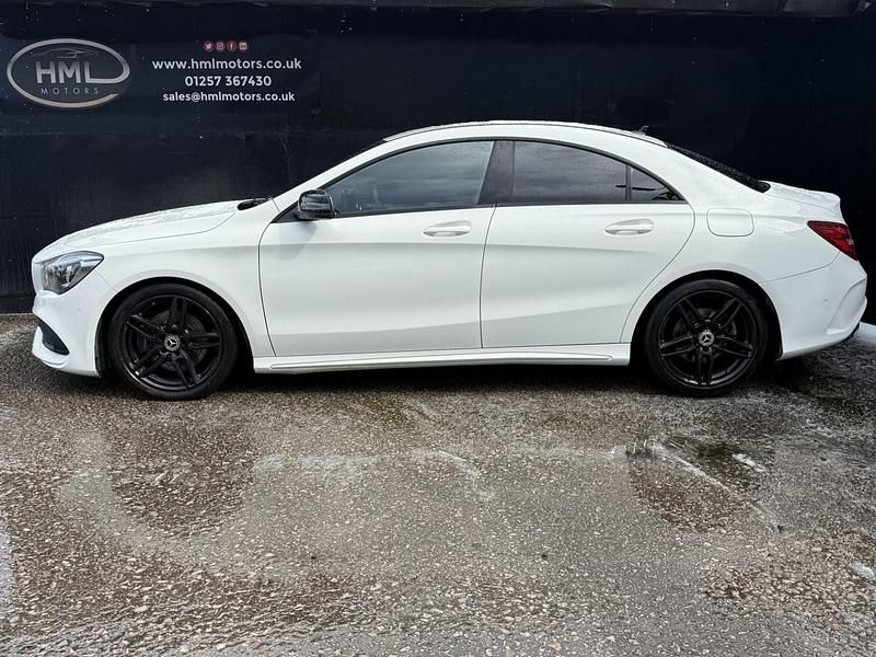 Used Mercedes CLA220 AMG line 2017 White Sedan