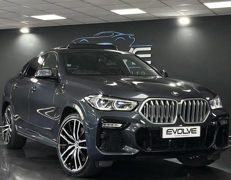 Grey Used 2021 BMW X6 M Sport SUV | £39,995 (Fair price) - Image 1/4