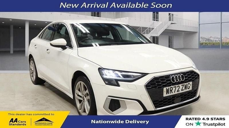 White Used 2022 Audi A3 Sport Sedan | £16,500 (Good price) - Image 1/3