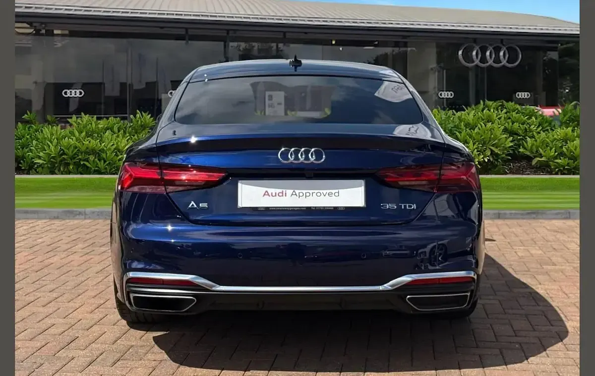 Used Audi A5 S-Line 163 HP (119 kW) 2023 Blue Coupe