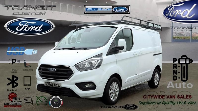 White Used 2019 Ford Transit Custom Limited Van | £12,495 (Super price) - Image 1/4