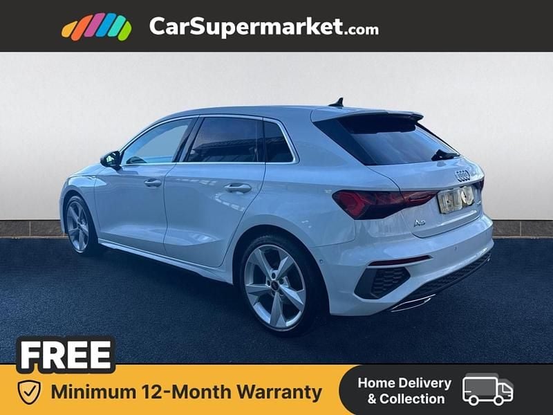 Used Audi A3 S-Line 2023 White Sedan