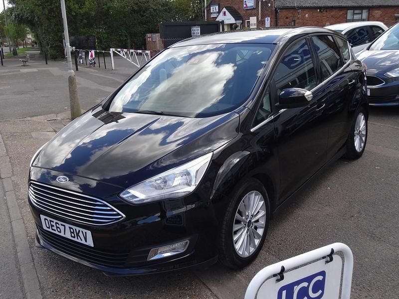 Used Ford C-MAX Titanium 125 HP (91 kW) 2017 Black MPV
