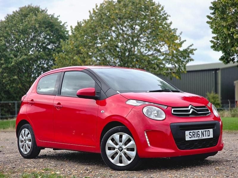 Used Citroën C1 Feel 68 HP (50 kW) 2016 Red Hatchback