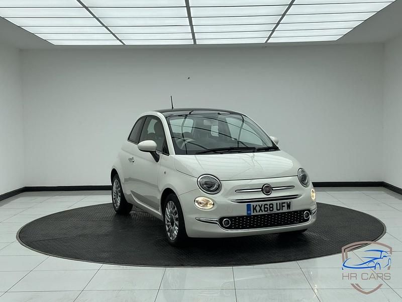 White Used 2018 Fiat 500 Lounge Hatchback | £7,850 (Fair price) - Image 1/3