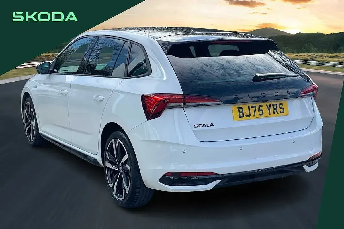 Used Skoda Scala Monte Carlo 150 HP (110 kW) 2025 White Hatchback