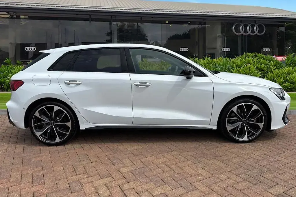 Used Audi S3 Sportback Black Edition 333 HP (244 kW) 2025 White Hatchback