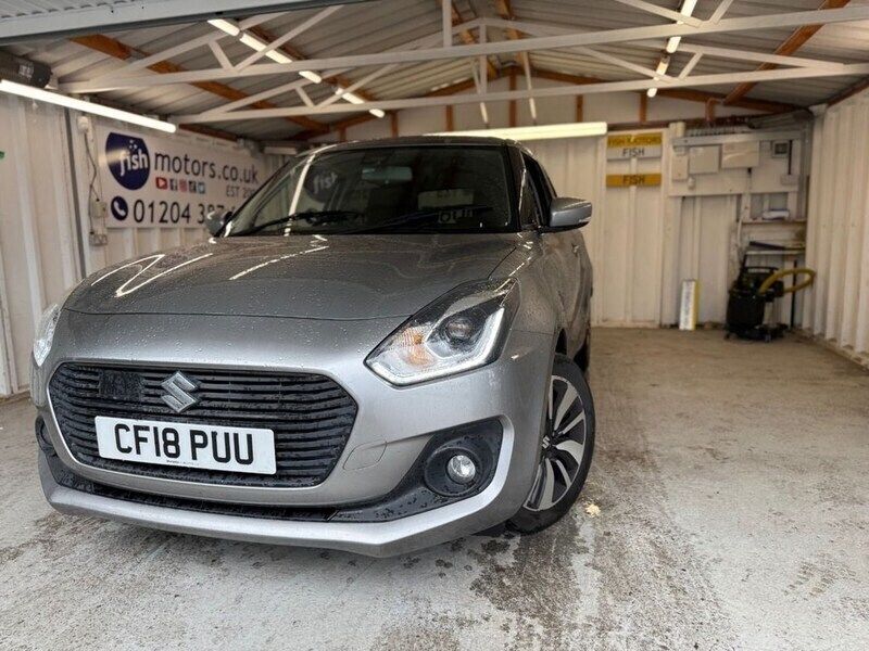 Silver Used 2018 Suzuki Swift SZ5 Hatchback | £7,990 (Fair price) - Image 1/4