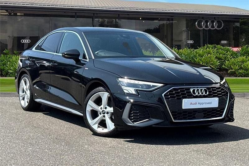 Black Used 2022 Audi A3 S-Line Sedan | £21,200 (Good price) - Image 1/4