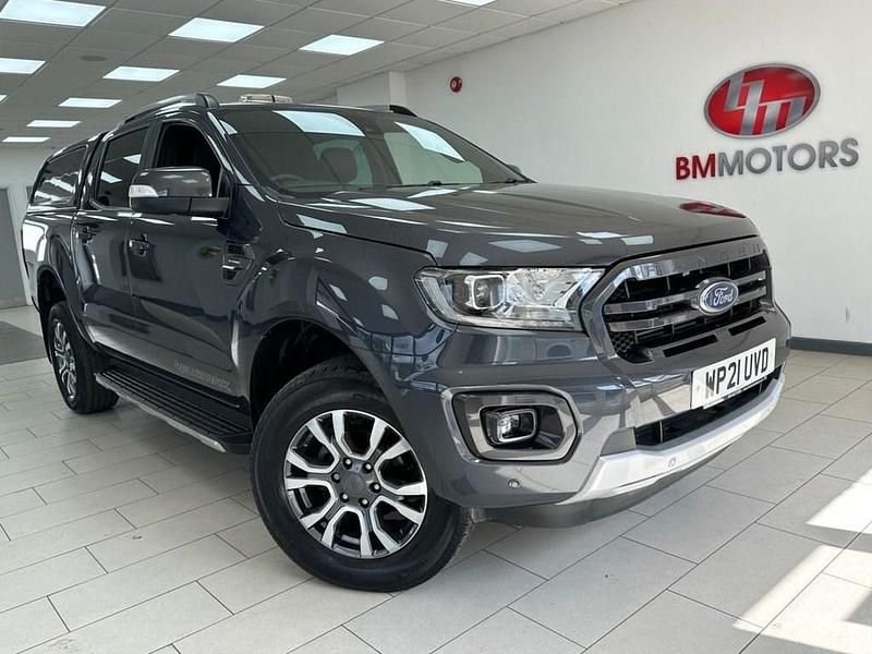Grey Used 2021 Ford Ranger Wildtrack Pickup | £21,495 (Fair price) - Image 1/4