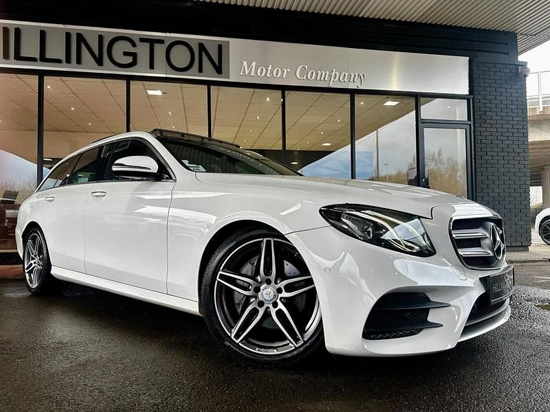 Used Mercedes E220 AMG Line Premium 2017 White Estate